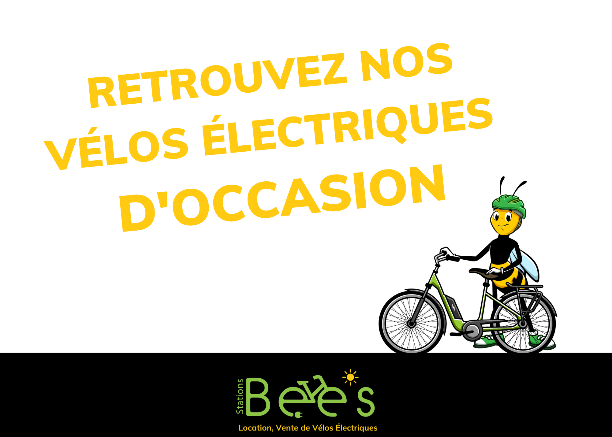 Retrouvez les vélos électriques d'occasion BEES !