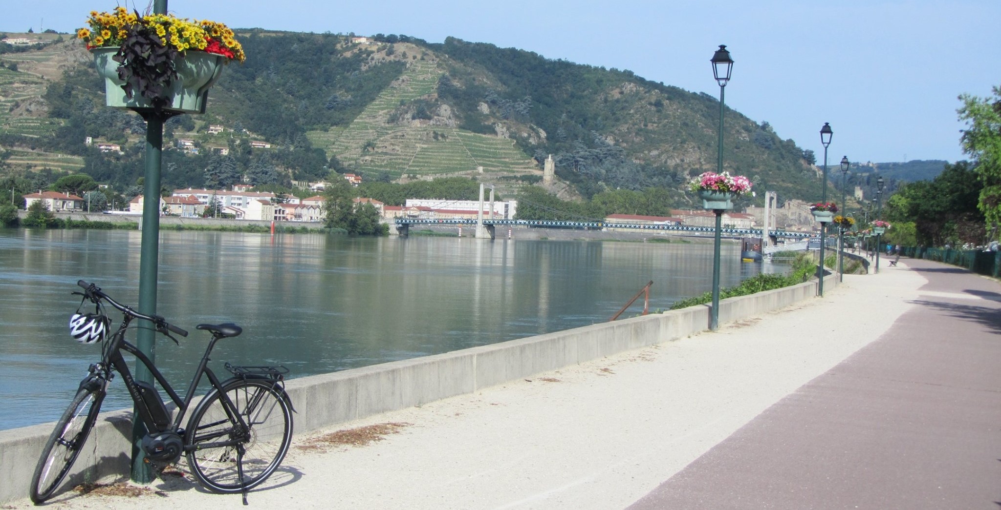Balade autour du Rhône en vélo électrique